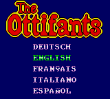 The Ottifants Title Screen
